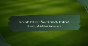 Facundo Pellistri: Životní příběh, Rodinné zázemí, Mládežnická kariéra